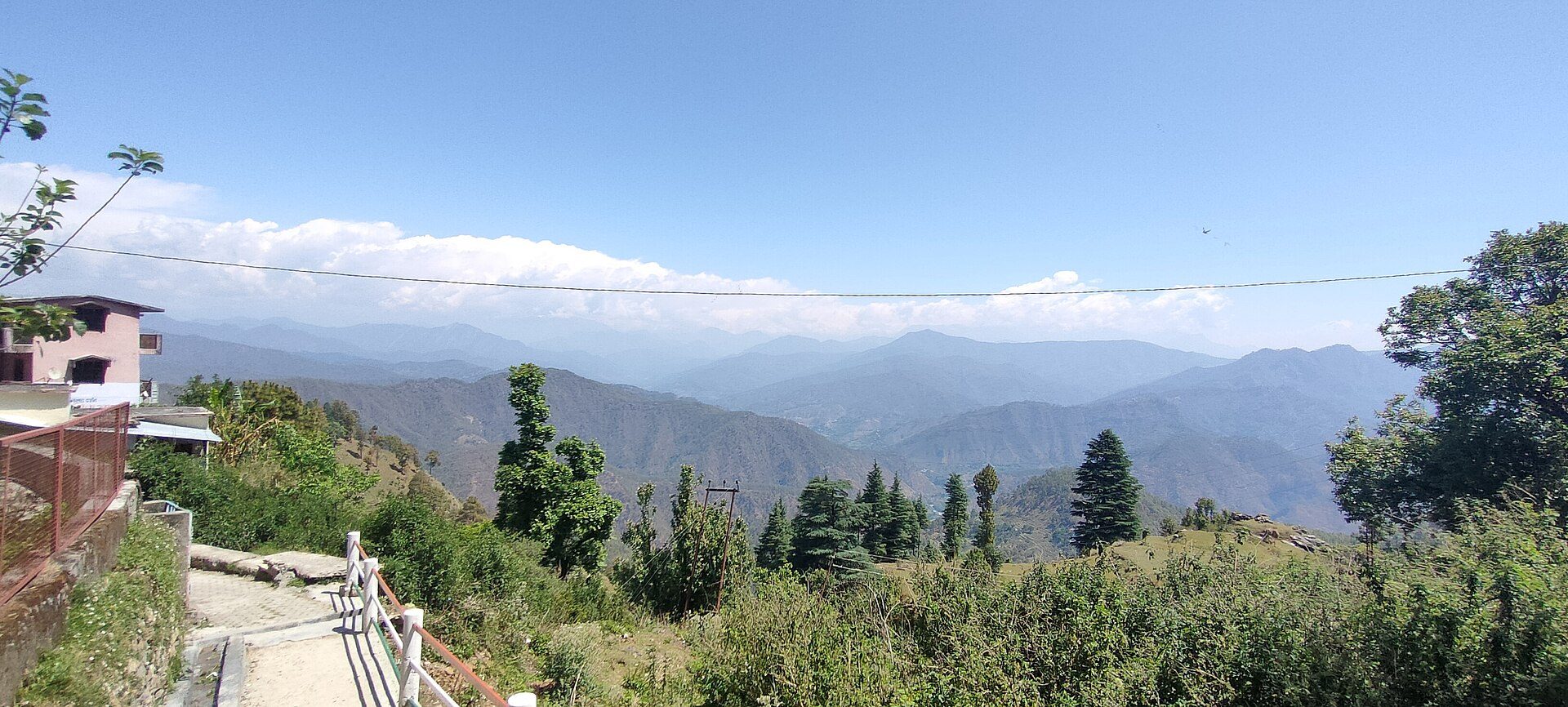 View of the Patal Bhuvaneshwar cave temple site
