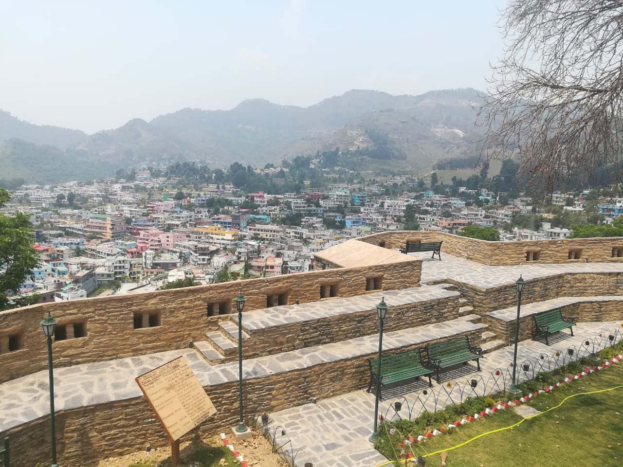 Pithoragarh town seen from the fort